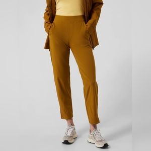 Athleta Brass Yellow Brooklyn pant